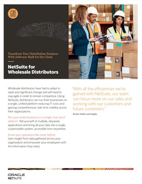 NetSuite Wholesale Distribution